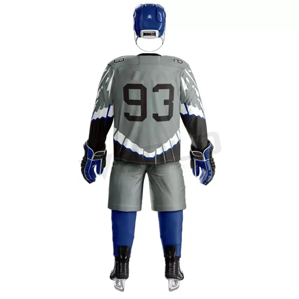Custom Logo Sublimation Ice Hockey Jerseys Wholesale Latest Design Ice Hockey Uniform Top Sale Team Uniform