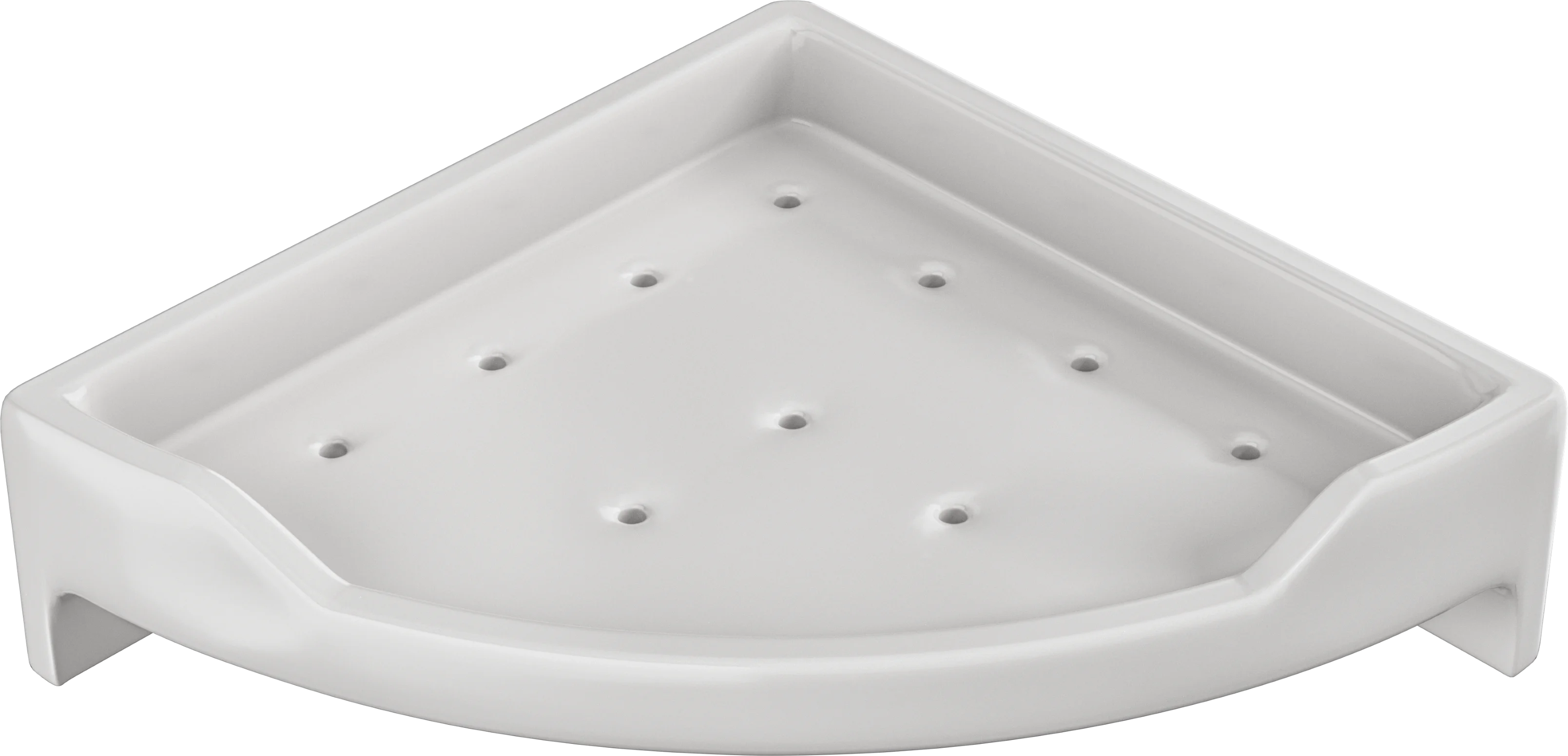 Modern 12' Anti Rust Corner Shelf for Bathroom and Kitchen Break and Stain resistant Easy to Clean Life time Warranty