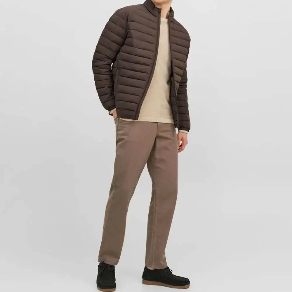 Best Quality Custom Puffer down Jacket for Men Shiny Winter Coat with OEM Service Promotional Fashion Style