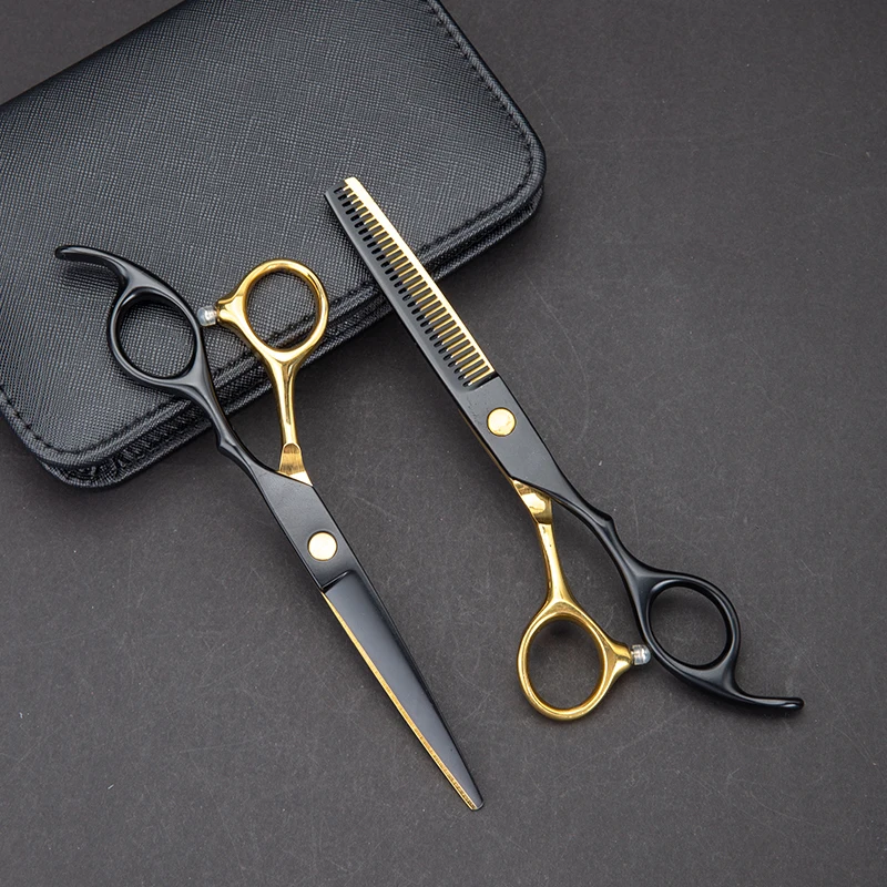 Hairdressing Cut Barber Shears Sus440c Steel Hair Scissors Real Factory Odm Japan 440c Barber Scissors Hair Scissors Salon