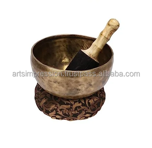 Poland Design Singing Bowl Polished Brass Tibetan Meditation Bowls Singing Bowls for healing sound Spiritual Supplies