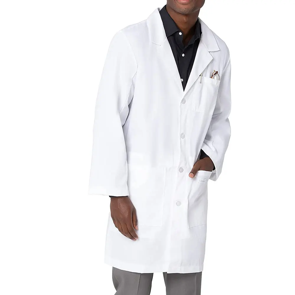OEM Medical Clothing Hospital Uniform for Doctors Men Coats / Hospital Clothing Doctor Long Sleeve Lab Coats