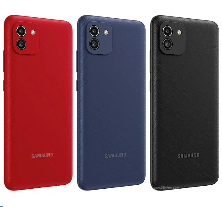 Used Unlocked Smartphone For Samsung Galaxy A03 2SIM Cell Phone For Samsung Galaxy A03 32GB  Dual Sim Cellphone