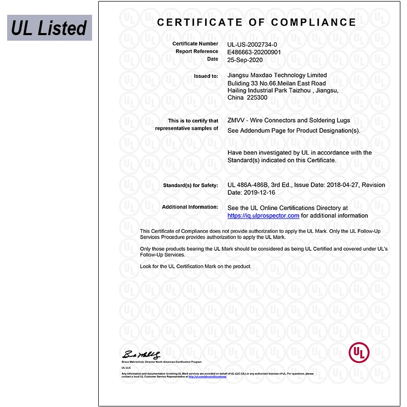 Wire Joint Tubular Lugs Uninsulated Butt Splice Tinned Copper Long Barrel Compression Splices Butt Splicers