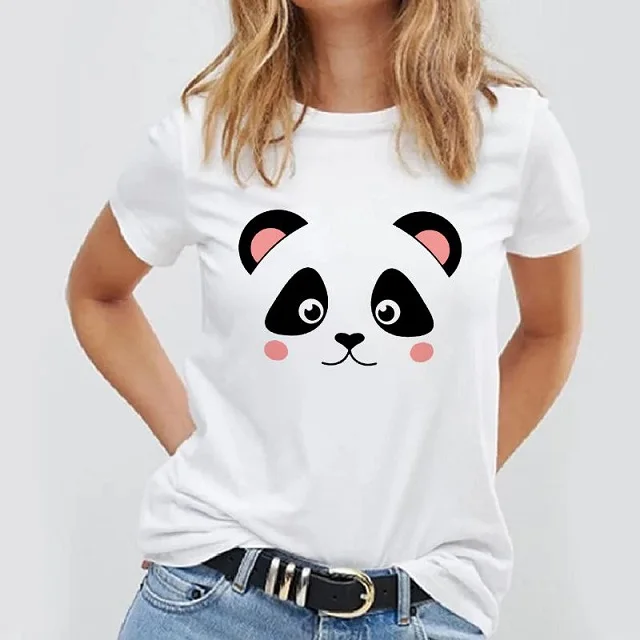 On Demand Cheap Best Quality Brushed Cotton Woven Quick Dry Regular Fit 180 Grams Light Weight Custom Women Half Sleeve T-shirts