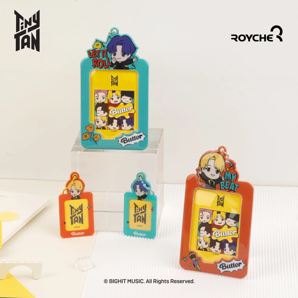 BTS Tiny Tan Butter Photo Card Key Holder Photo card key holder to protect and preserve precious memories