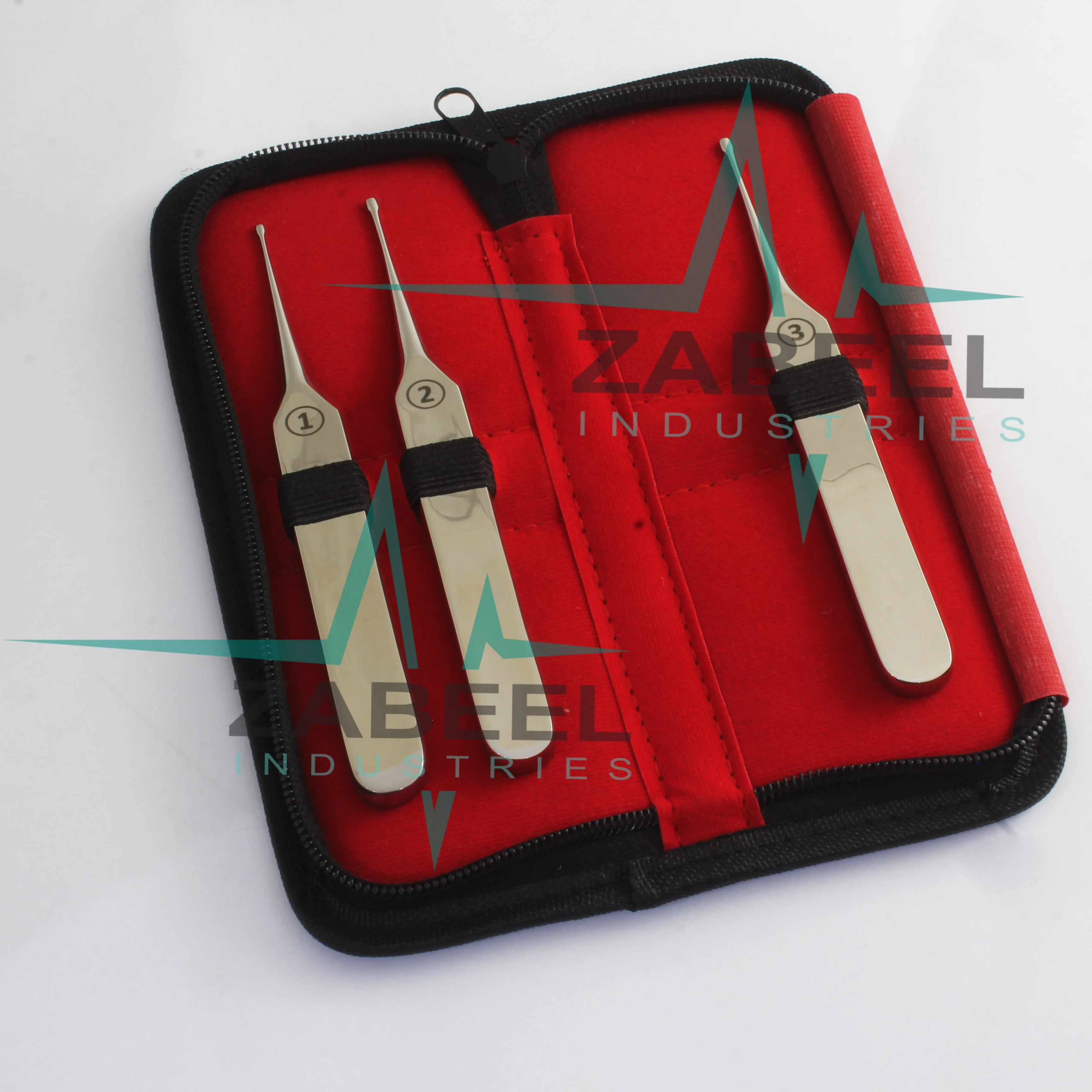 Crown & Bridge Removal System, Crown Remover Dental Crowns 3 PCs Set with Case By ZaBeel Industries