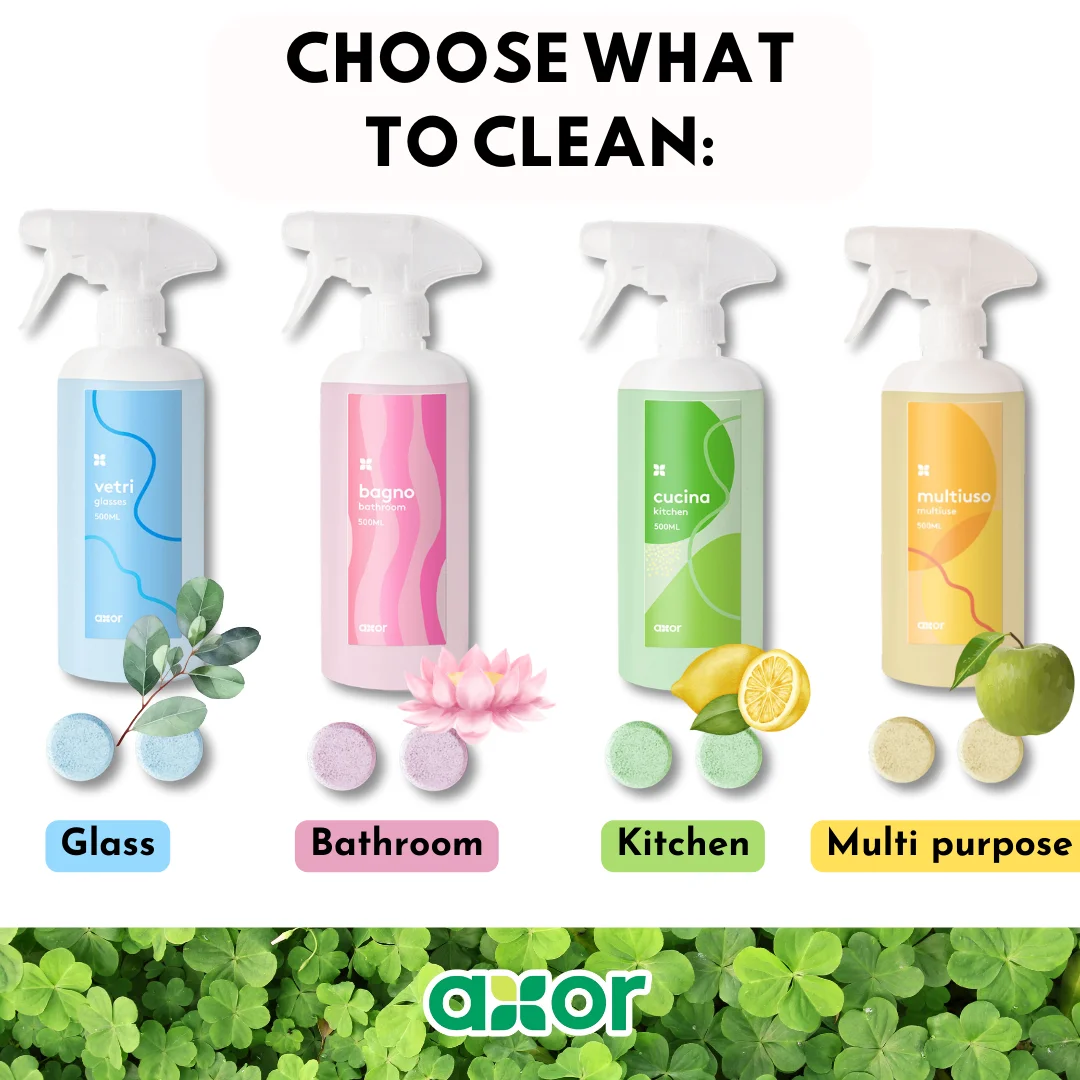 Eco Friendly Water-Soluble Effervescent Tablet For Multipurpose Powerfull Cleaning Yellow Colour Eco Label Made In Italy