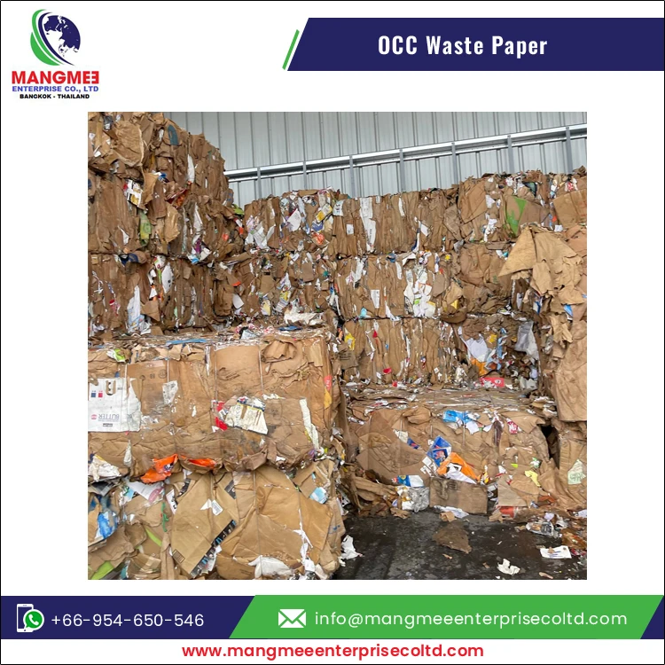 Thailand Origin Dealer Selling Excellent Paper Grade OCC Waste Paper Scrap for Recycling | Free Samples Available