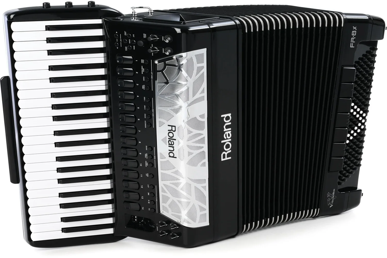 TOP SELLING Rolands V-accordion FR-8X Keyboard Type BK Black 41 keys 120 base 12.1kg FOR SALE