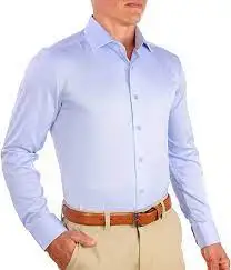 New Product Good Quality Men Fashionable Washed Working Dress Shirts Cotton Wear Wholesale For Males