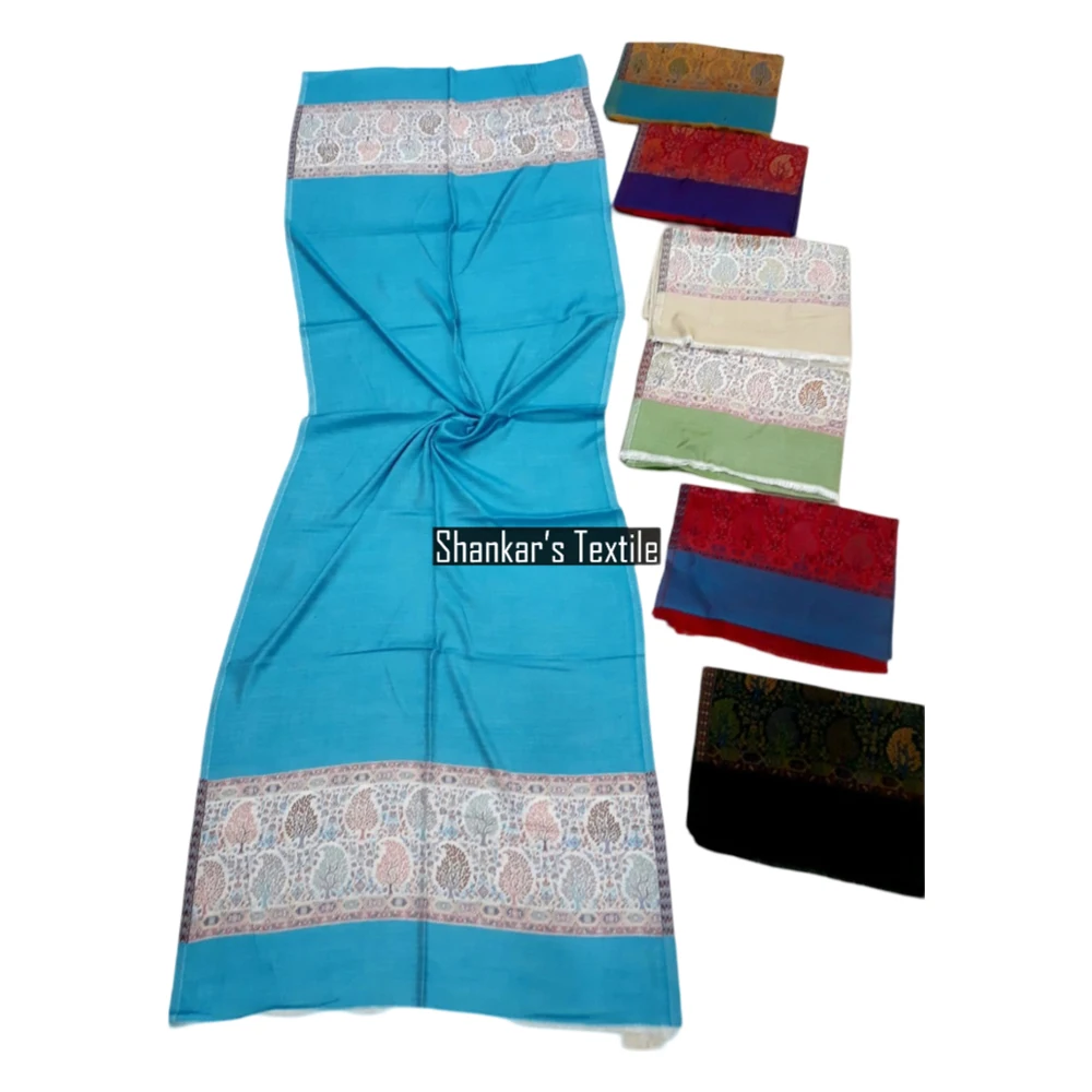 Top Quality Custom 100% Pure Cashmere Silk and Wool Pashmina Shawl Autumn And Winter Women Warm Scarf Pashmina Shawls