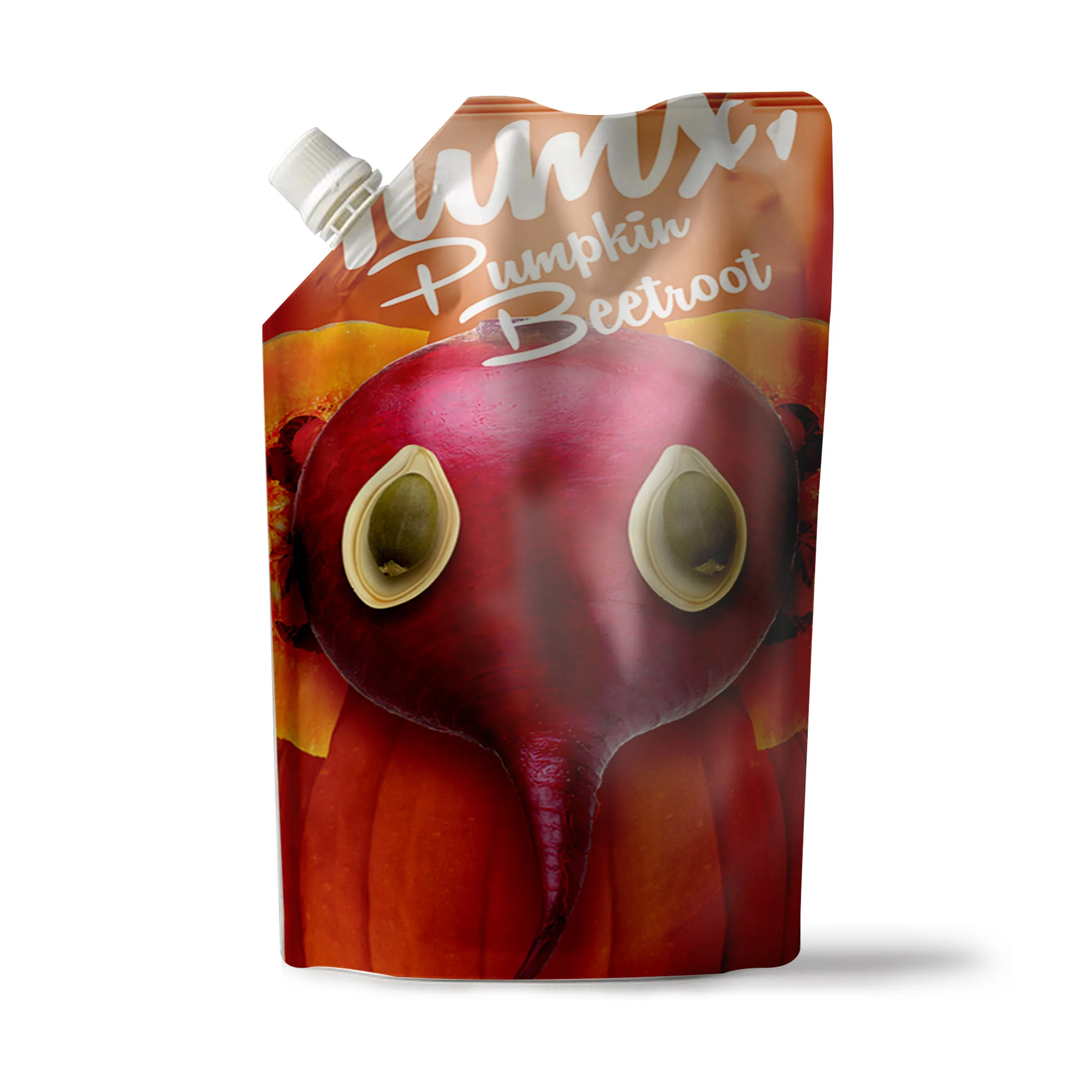 Custom Printed Liquid Milk Juice Spout Bag Plastic Packaging With Spout Food Squeeze Bag Portable Self Standing Beverage Bag