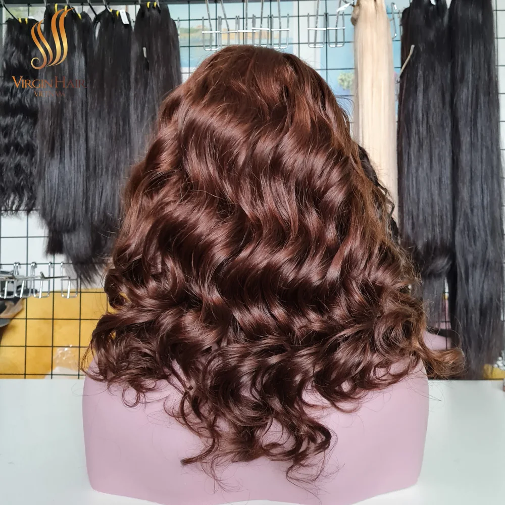 [ Cheap Human Hair Wigs ] Double Drawn Bouncy Curls Human Hair Extension From Virgin hair Vietnam