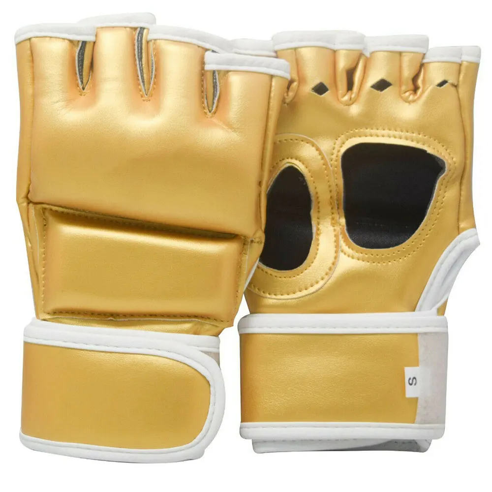 High Quality Yellow MMA & Boxing Gloves 8oz to 16oz Made of PU Leather for Training Kickboxing & Sparring 14oz Size Available