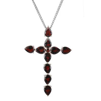 top quality cross pendant gemstone 925 sterling silver sky blue topaz gemstone cross pendant