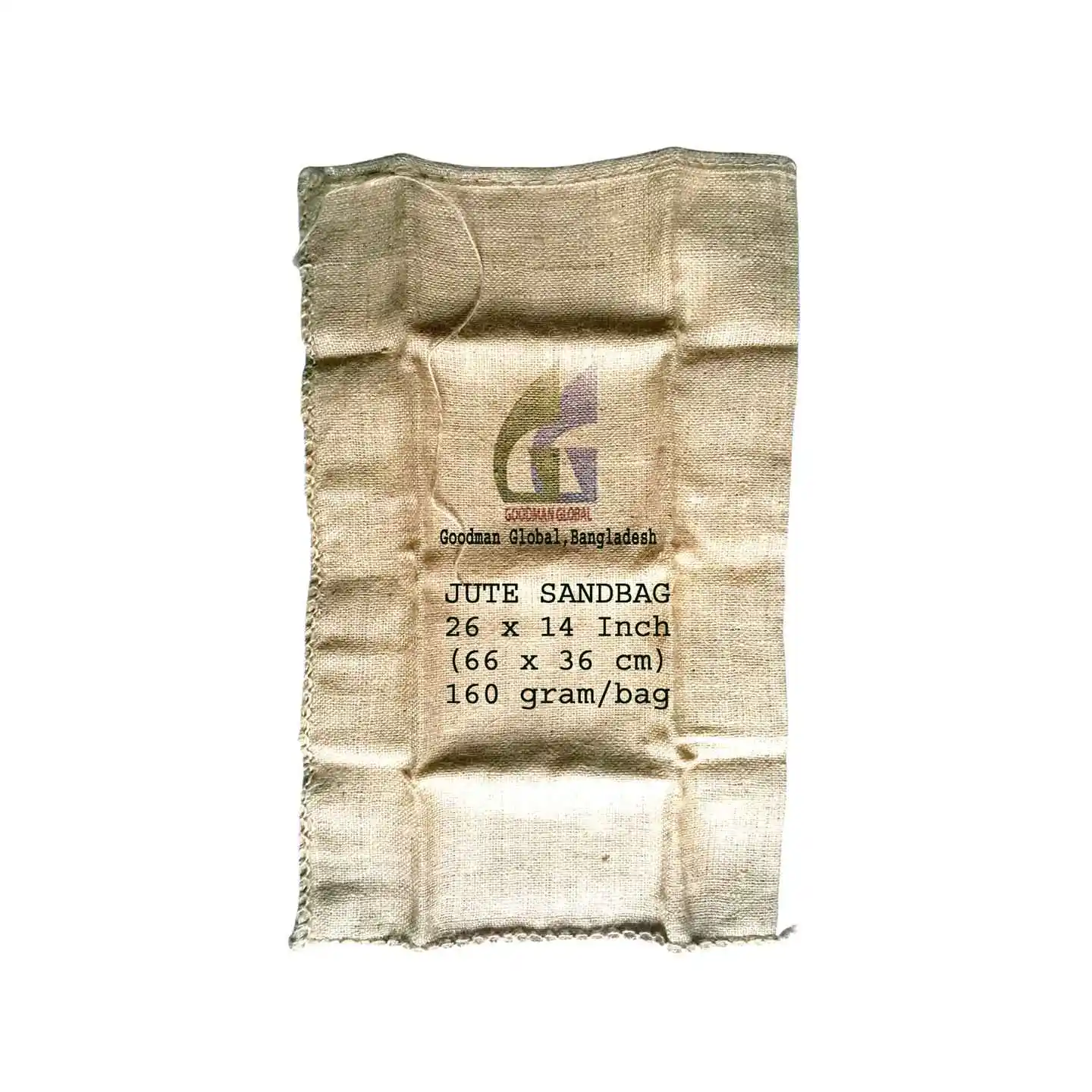 26x14 inch 160g jute sandbags for traffic control burlap sandbag unfilled hessian sand bags Wholesale Goodman Global Bangladesh