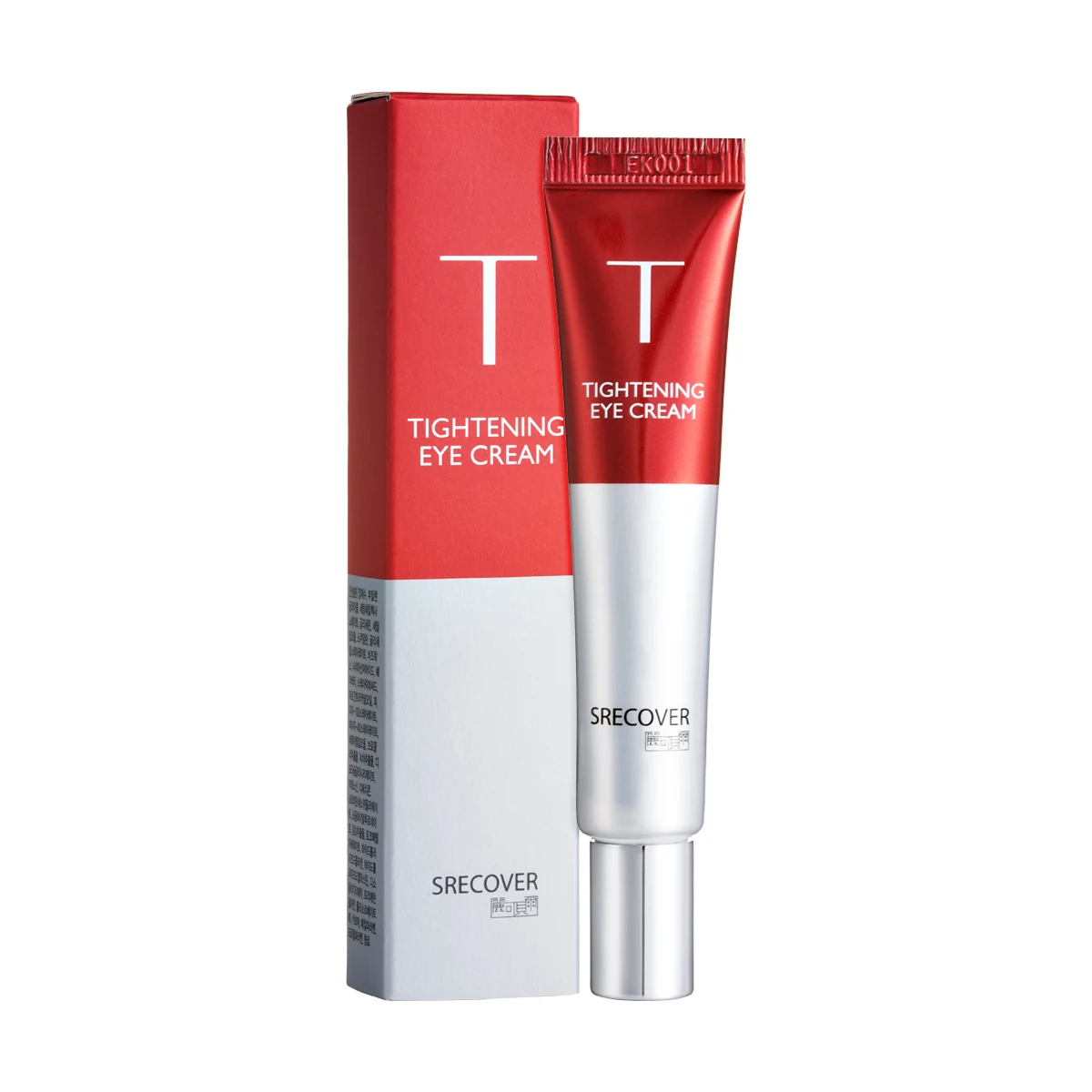 Korean natural care cosmetics that solving the most basic worries about the skin SRECOVER Tightening Eye Cream