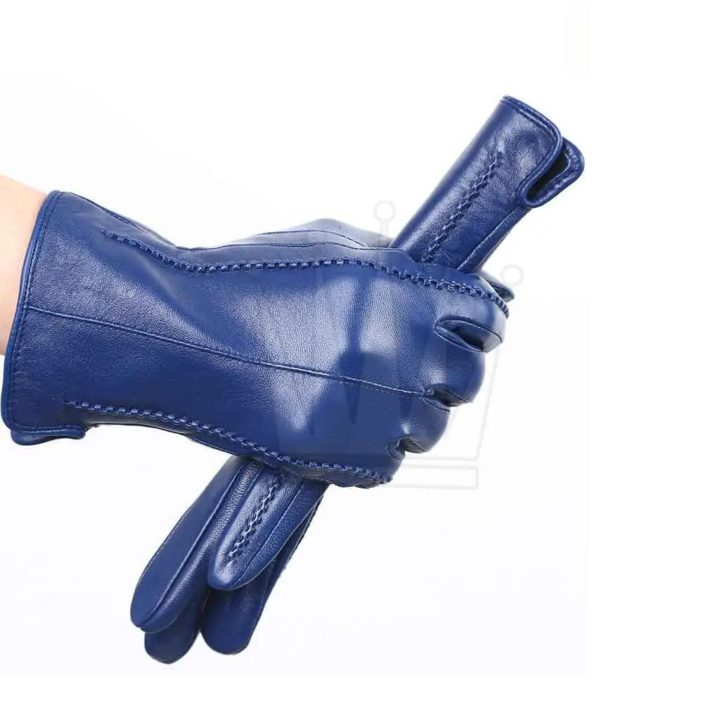 New Custom Design Leather Gloves High Quality Men Leather Gloves Wholesale Men Leather Gloves