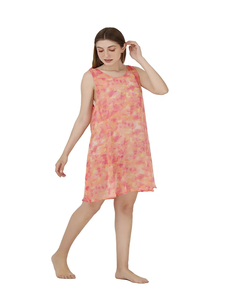 2023 Sexy Beach Cover Up swimwear beachwear sleeveless sleeve round neck sexy back Dress resort wear party wear dress for women