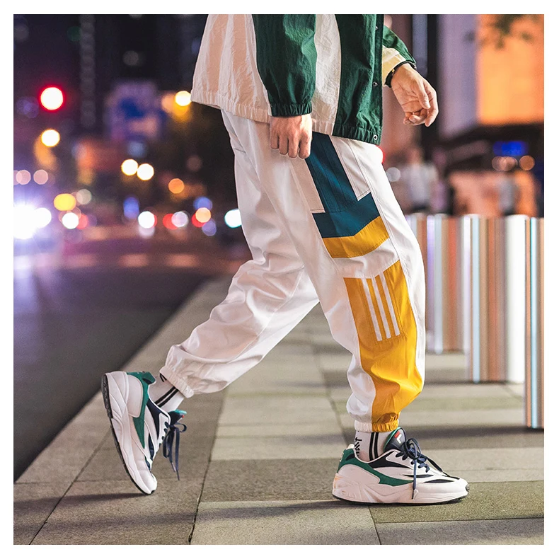 OEM Custom Joggers Sweatpants Men Casual Striped Pants Fashion Loose Track Pants Men Sweat Pants Sports Streetwear Trousers Sale