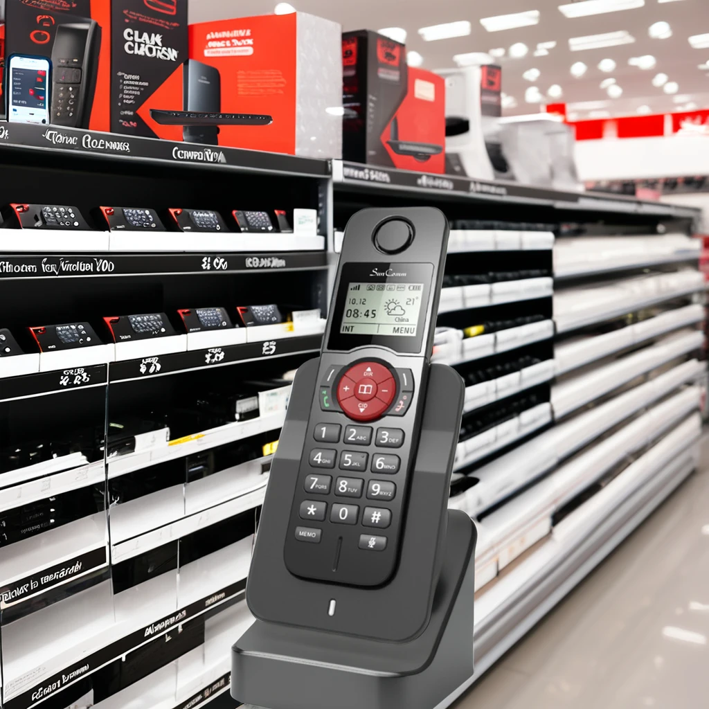 SC-1803-DP Wireless Cordless Telephone with 50 Phonebook Entries & 10 Stored Outgoing Call Memories