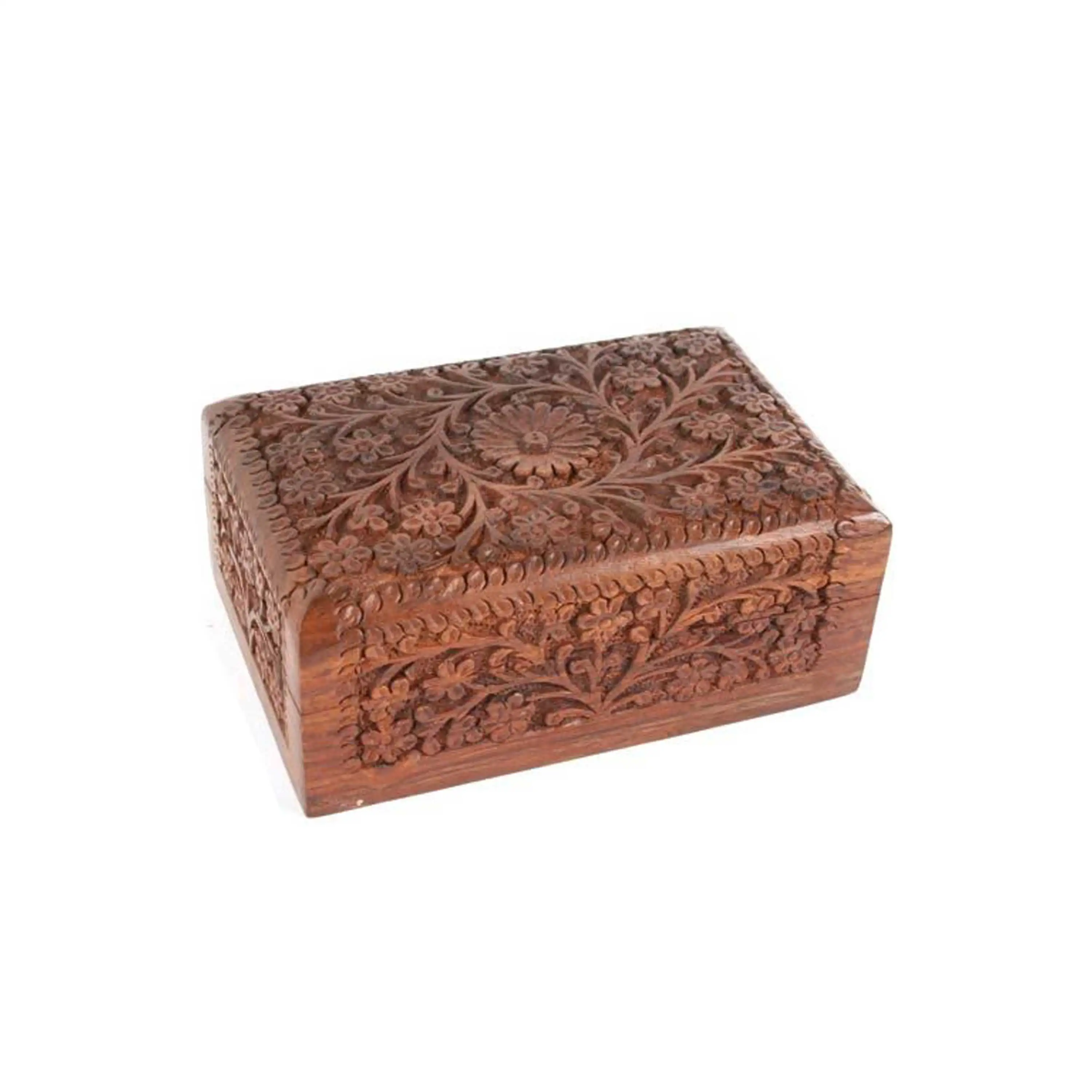 Wood Square Pet Urn with Two Paws PRINT/ Wood Pet Urn/Wood Photo Frame Urn BY BRASSWORLD INDIA