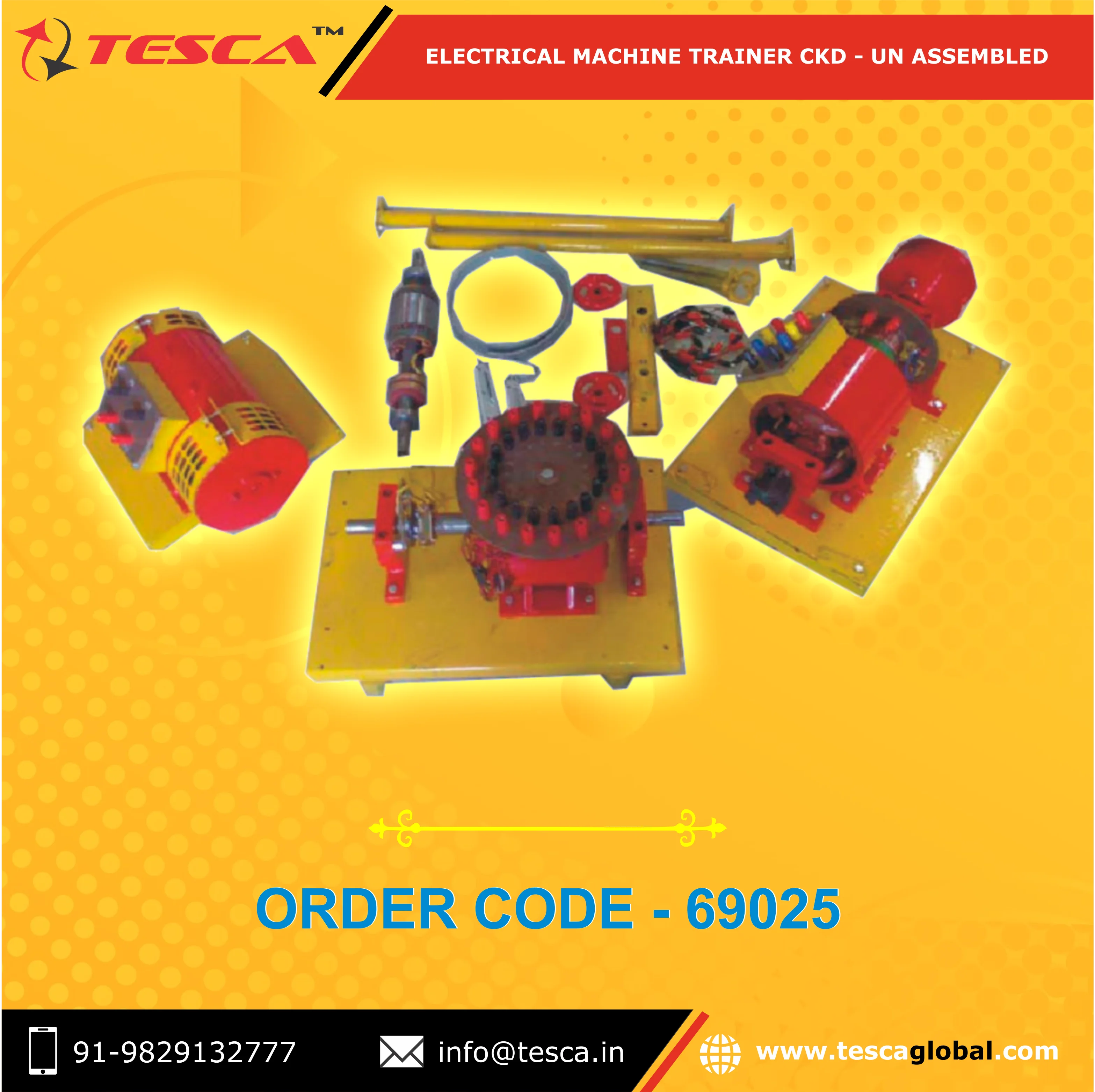 Electrical Machine Trainer  CKD - Un Assembled