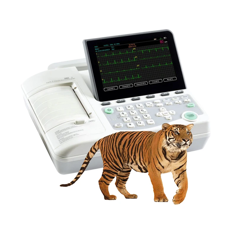 Veterinary ECG Vital Sign animal 6-channel ECG signal acquisition machine