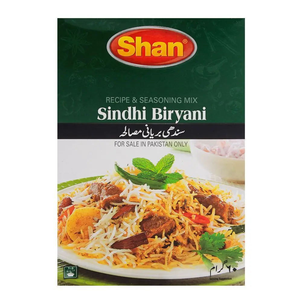 Shan Sindhi Biryani Mix Masala Shan Biryani Wholesale Spice Food Mix Pakistan Masala