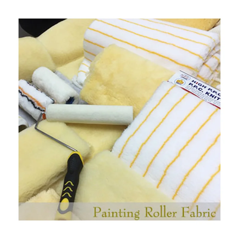 Thailand Factory High Quality 100% Acrylic Paint Roller Fabric For Roller Brush Yellow Color