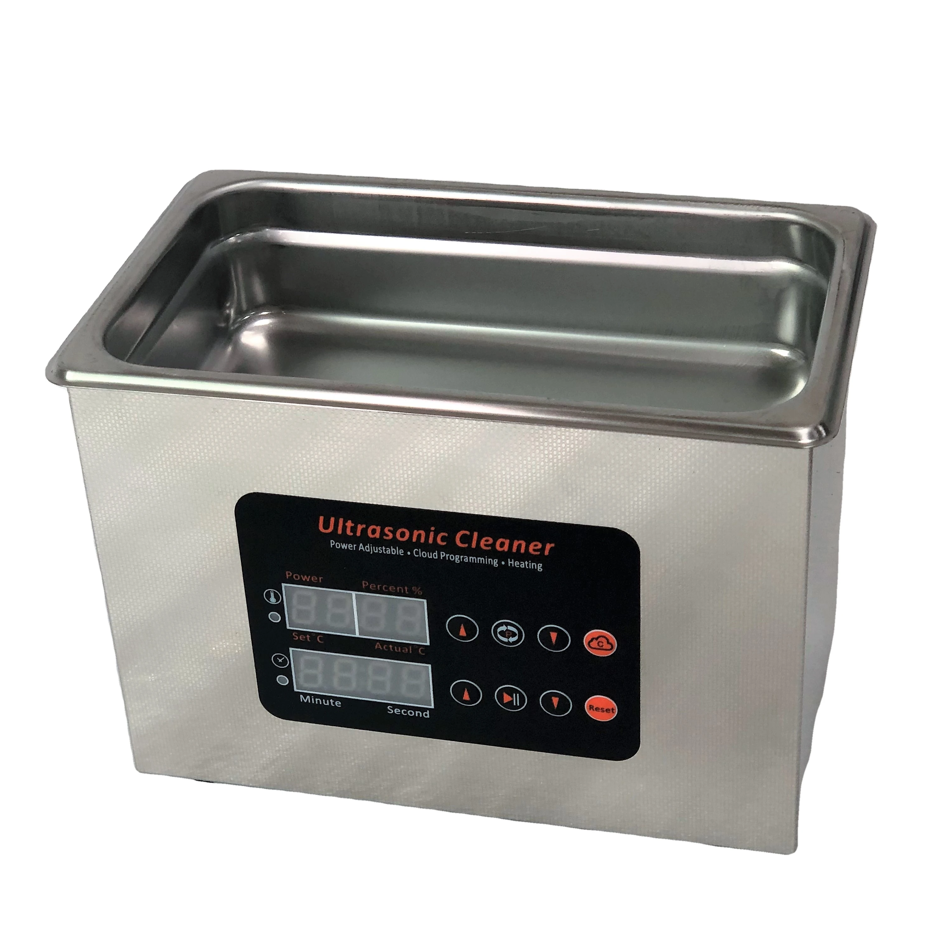 Специально для очистки картриджей принтера Функция нагрева преобразователь 1x80 кГц светодиодная цифровая панель управления 2 л ультразвуковой очиститель