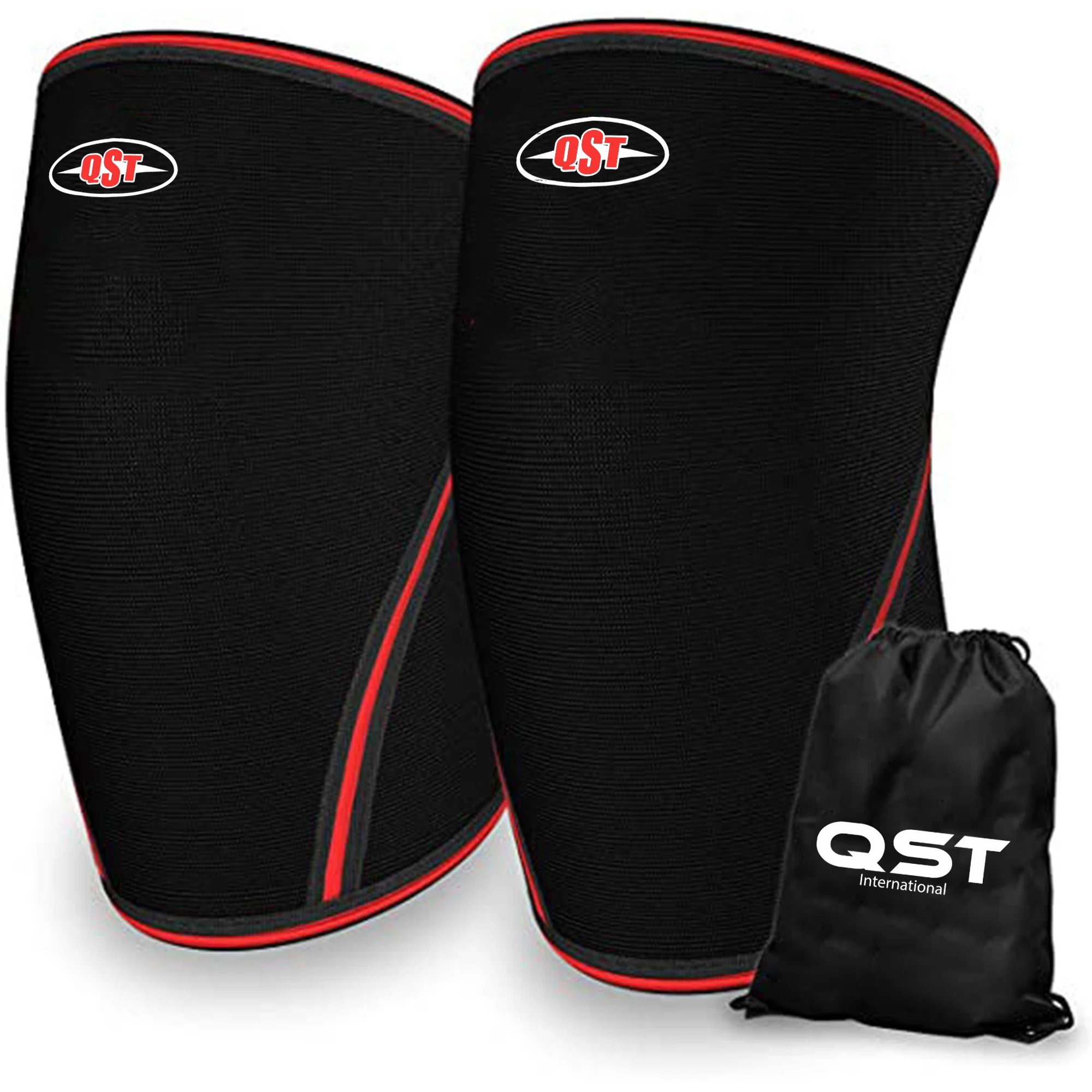 Powerlifting compression neoprene knee sleeves manufacturer adjustable unisex knee pads for bodybuilding fitness gym training
