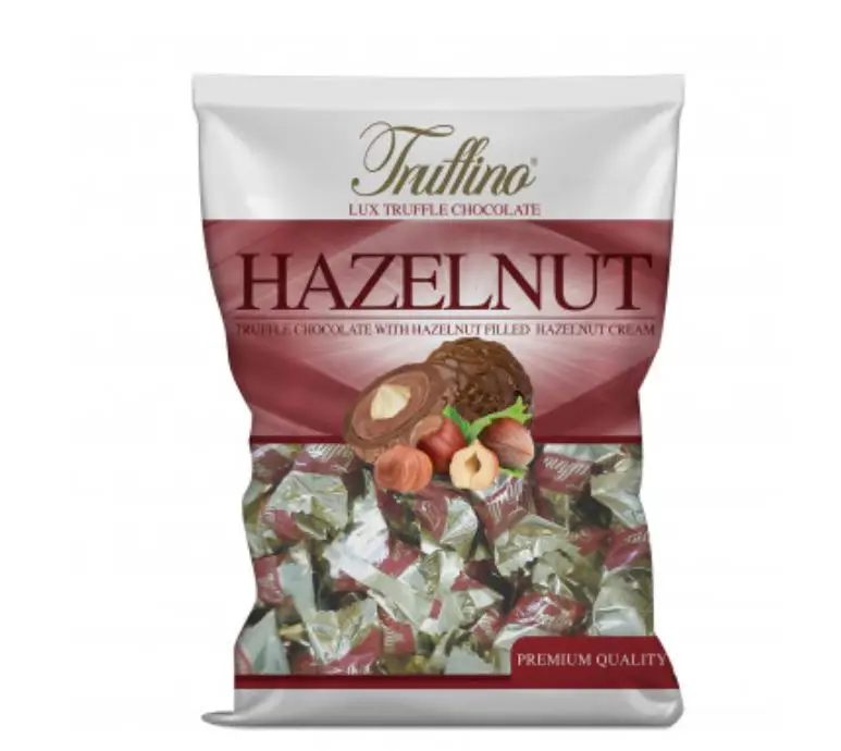 Premium Quality Milk Truffle Chocolate With Hazelnut Filled Hazelnut Cream 1000gr Halal Wholesale Giftbox