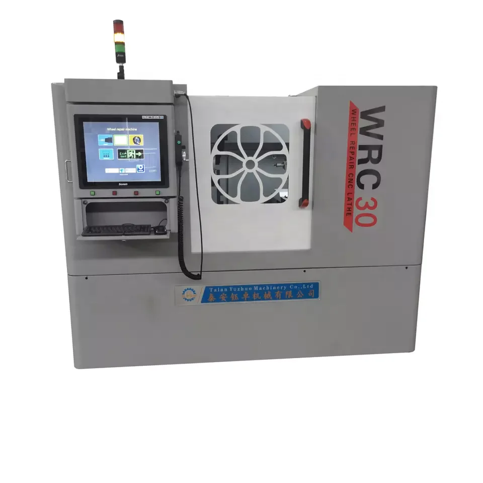 High Quality Alloy wheel Motorcycle Rim Repair CNC Lathe machine WRC30 Diamond Cut Alloy Wheel Vertical CNC Lathe