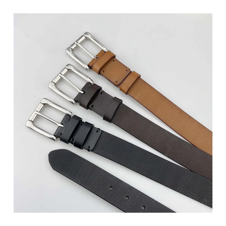 Высокое Качество Индивидуальный Логотип текстурированная Сплит Кожаная Пряжка держатель с ручным узлом из натуральной кожи ремни по оптовой цене
