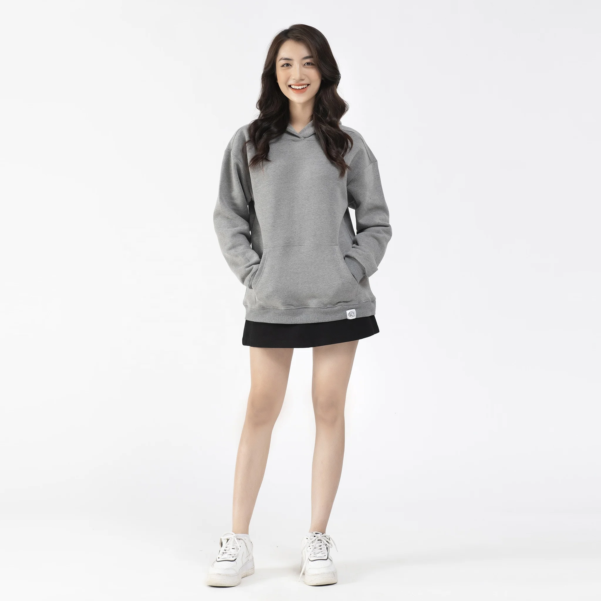 High Fashion OEM Custom Design Wholesale Cotton Embroidered Printing Logo Unisex Oversized Women Hoodies Factory Price