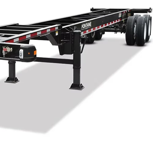 Новый грузовик Контейнерный Прицеп шасси трехосный 40 футов 40 футов высокий контейнерный каркас прицепы купить шасси США оптом экспорт