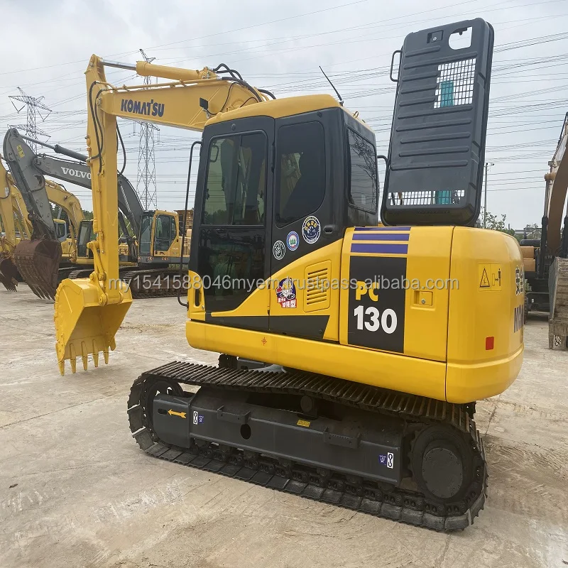 Used excavators Japan original Komatsu PC130-7 Crawler Excavator For Sale construction equipment earth-moving machines pc130
