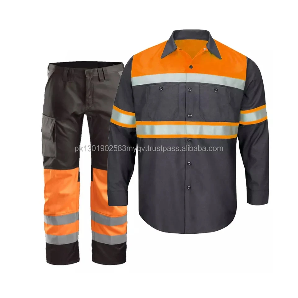 Рабочая одежда с высокой видимостью, униформа для мужчин и женщин, Рабочий Комбинезон, костюм для мастерской, Одежда большого размера