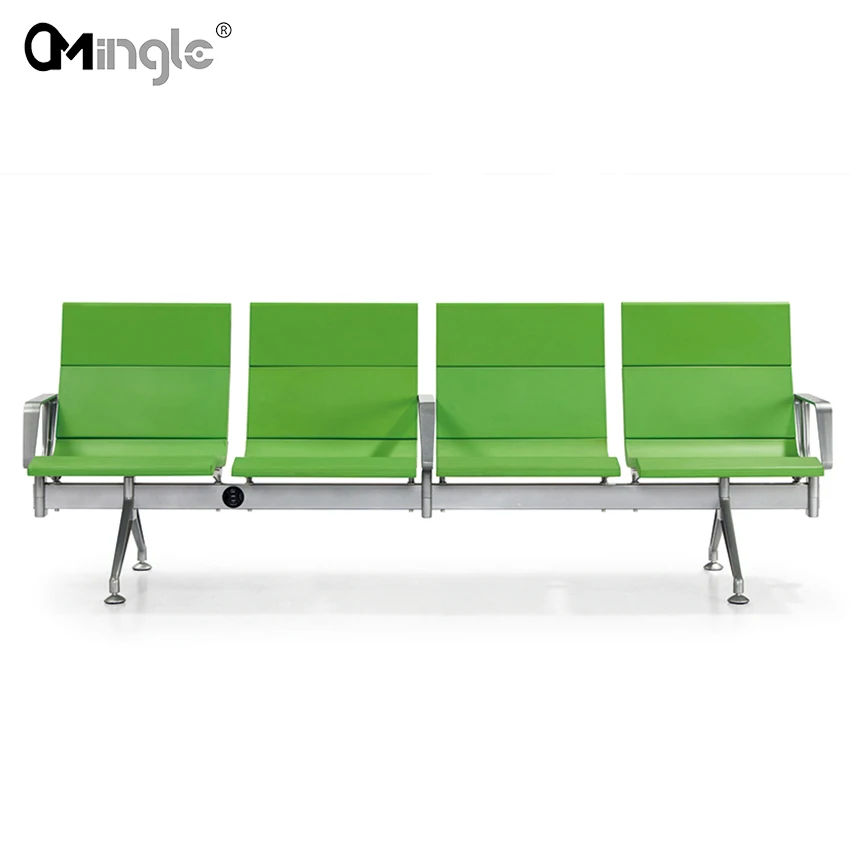 Hot Sell 4 seater  Waiting Room Bench Airport Chair Hospital Waiting Chair aluminum waiting chair