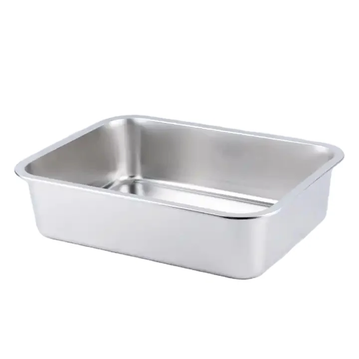 Лидер продаж поднос для выпечки из нержавеющей стали подачи еды коммерческого использования от индийского производителя и поставщика