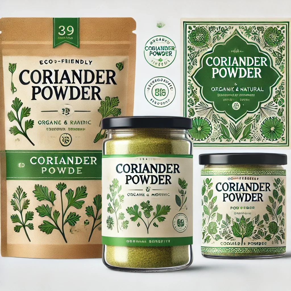 Pure Natural Coriander Powder Healthy Dried Herb Extract Food Grade Spices Seed Packaged in Plastic Container