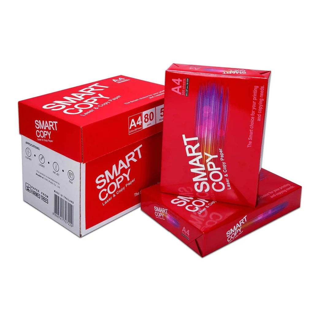 Russia Manufacturer Cheap Smart Copy Paper A4 80gsm/75gsm/70gsm/Smart Copier A3 80g