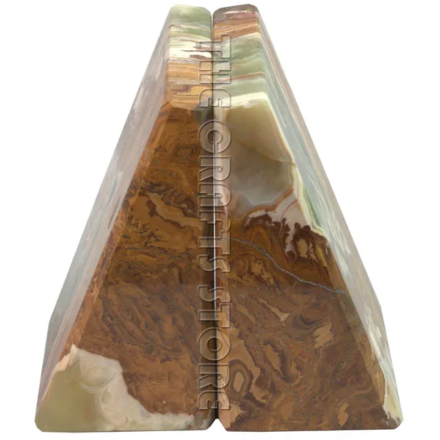 Nordic Marble Triangle Bookends Desk Decoration Volakas Marble Bookends Modern