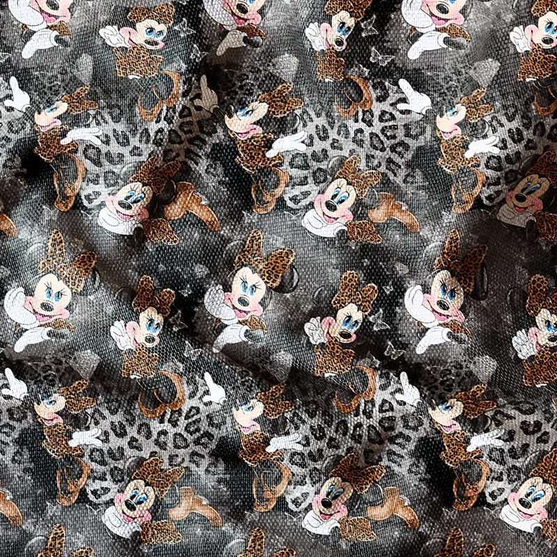 High Quality Cartoon Pattern Cotton Duck Fabric Digital Print Poly Canvas Fabric for for Home Decor