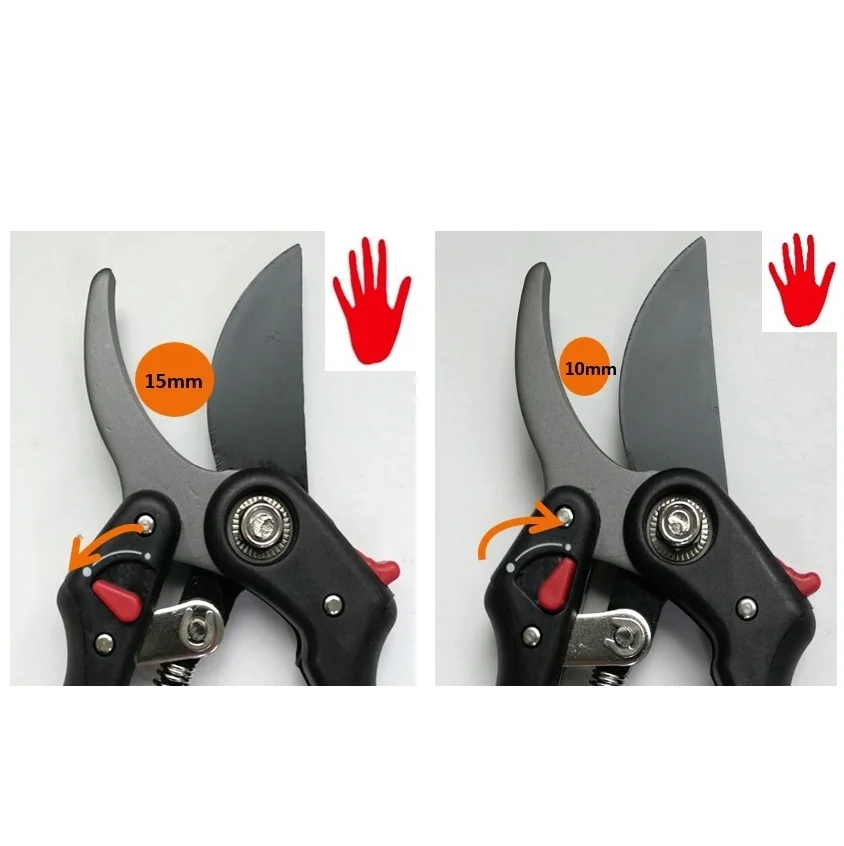 BYPASS COMPOUND PRUNING SHEARS WITH 2 SECTION SWITCH
