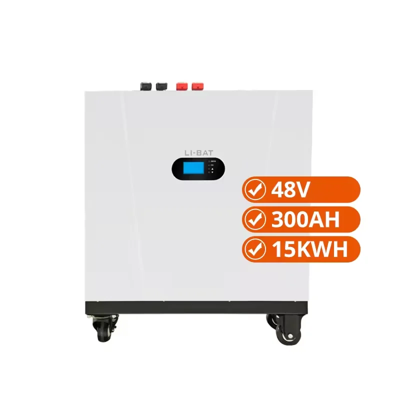 15kwh 51.2v 300ah Lifepo4 Wheeled Battery Home Energy Storage lithium Solar System Battery