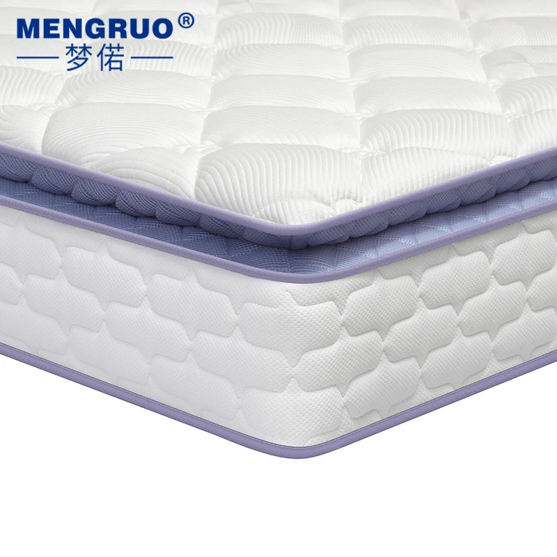 Factory Wholesale Hotel Thick Foam Knitted Fabric Sleep Well Double Bed pocket Spring memory foam Mattress King Size Mattress