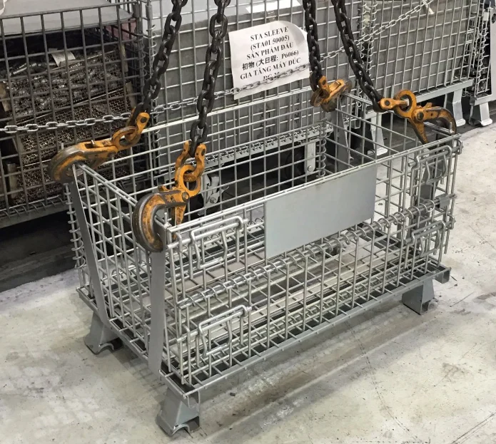 Wire mesh pallets Taiwan technology Japan Standard Vietnam Supplier Convenient, collapsible